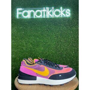 Nike Waffle One Active Womens Size 10 Shoes Black Purple Athletic NEW DC2533-600